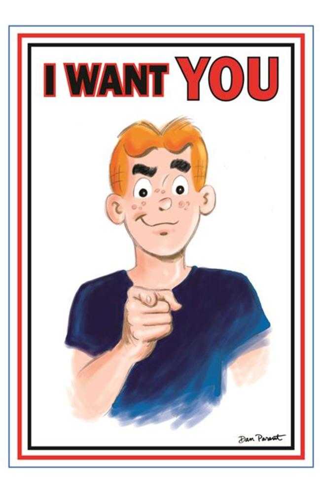 Archie Comics Celebrates Americas 250th  (One Shot) Cover C Dan Parent Uncle Sam Poster Art Variant (NM)