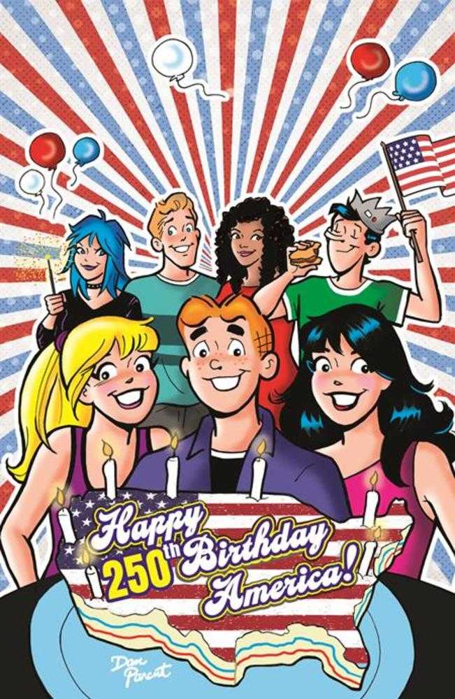 Archie Comics Celebrates Americas 250th (One Shot) Cover D Dan Parent Foil Full Art Variant (NM)
