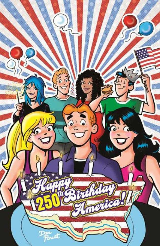 Archie Comics Celebrates Americas 250th (One Shot) Cover D Dan Parent Foil Full Art Variant (NM)