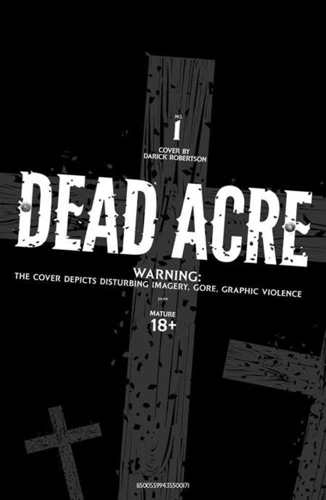 Dead Acre #1 Cover G Darick Robertson Nsfw Black Bag Variant (NM)