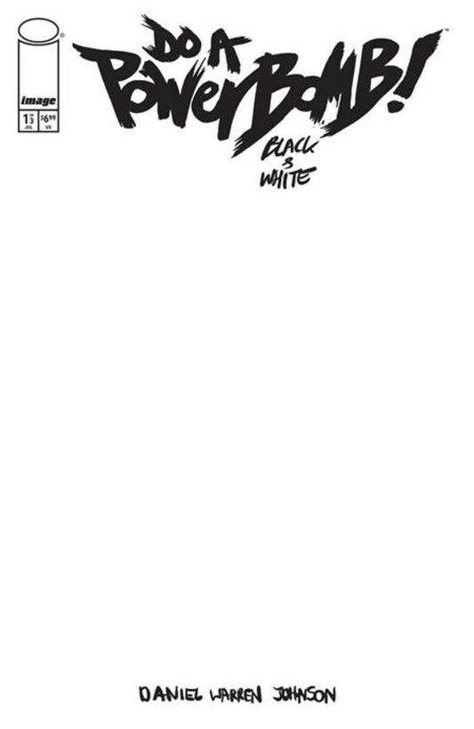 Do A Powerbomb Black And White #1 (Of 3) Cover F Blank Sketch Variant (NM)