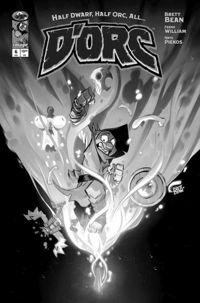 Dorc #6 Cover C 1:25 Brett Bean Black & White Variant