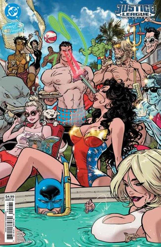 Justice League Unlimited #21 Cover F Kaare Andrews Swimsuit Card Stock Variant (NM)