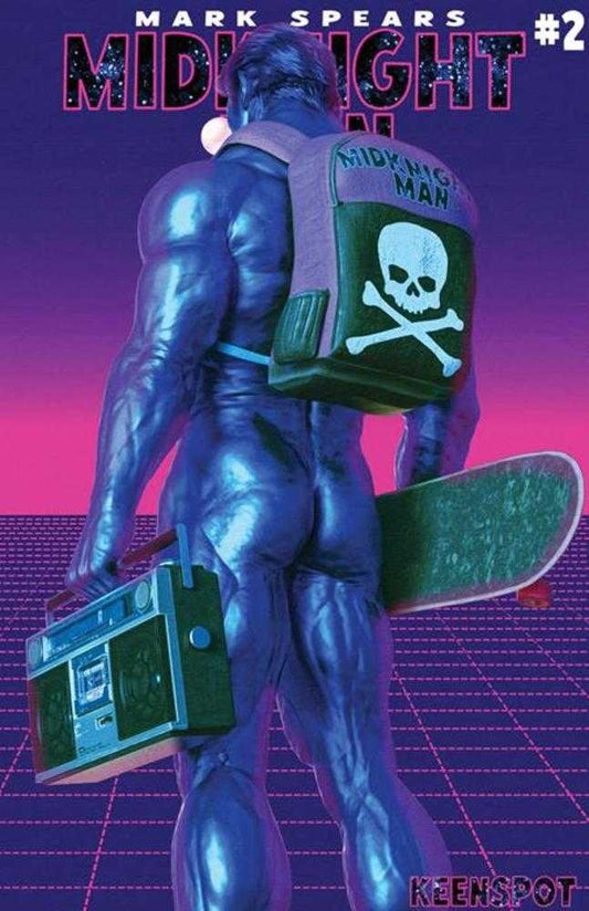 Mark Spears Midknight Man #2 Cover E Mark Spears Electric Blue Variant (NM)