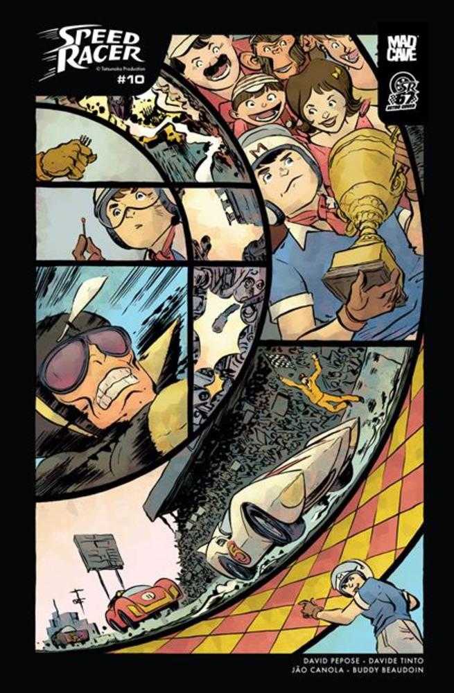 Speed Racer #10 Cover B Jesse Lonergan Connecting Retro Variant (NM)