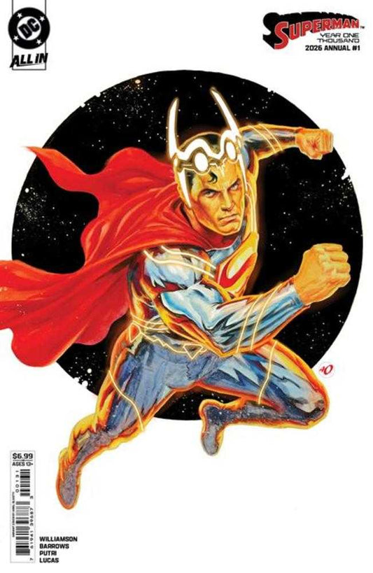 Superman Annual Year One Thousand #1 (One Shot) Cover C Ariel Olivetti Card Stock Variant (DC K.O.) (NM)