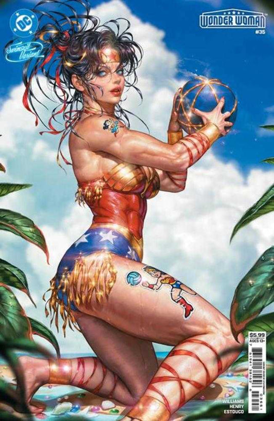 Wonder Woman #35 Cover E Kyuyong Eom Swimsuit Card Stock Variant (NM)