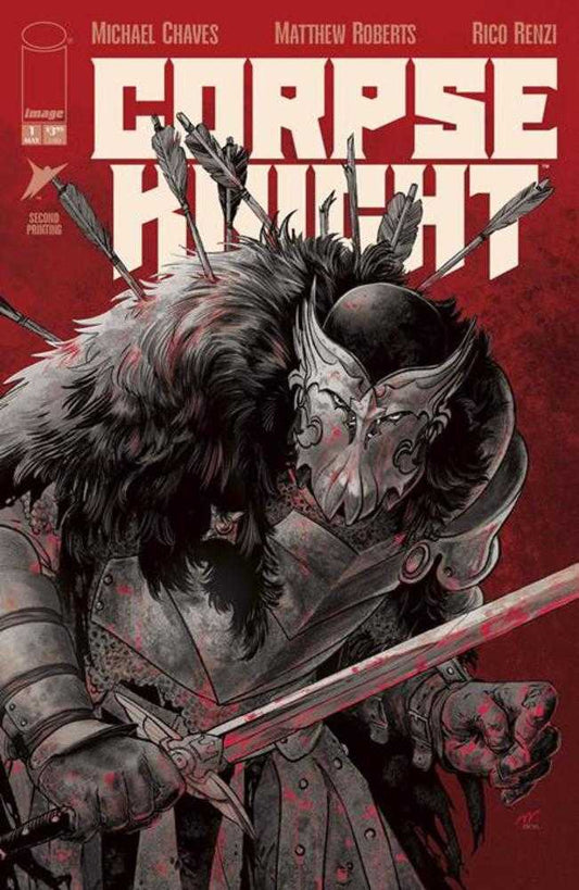 Corpse Knight #1 (Of 6) 2nd Printing Cover B Matthew Roberts & Rico Renzi Variant (Mature) (NM)
