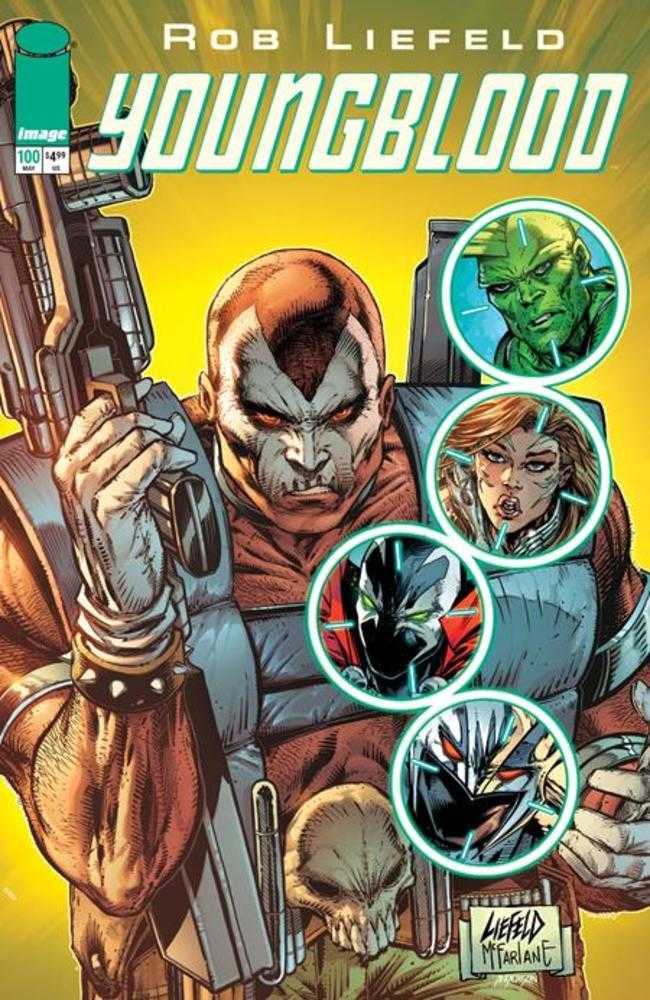 Youngblood #100 Cover O Rob Liefeld & Todd McFarlane Image Variant (NM)