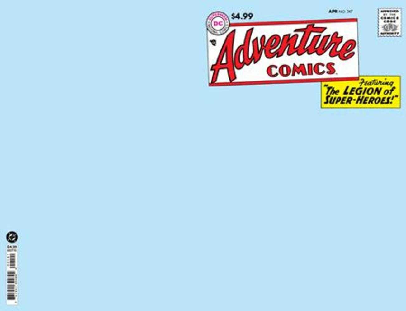 Adventure Comics #247 Facsimile Edition Cover B Blank Card Stock Variant (NM)