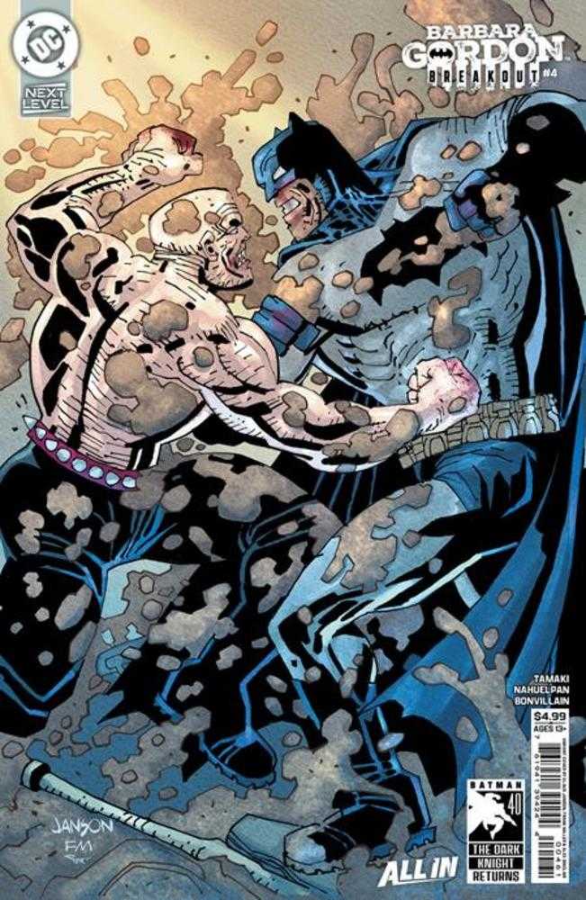 Barbara Gordon Breakout #4 Cover F Klaus Janson & Frank Miller Dark Knight Returns 40th Anniversary Card Stock Variant (NM)
