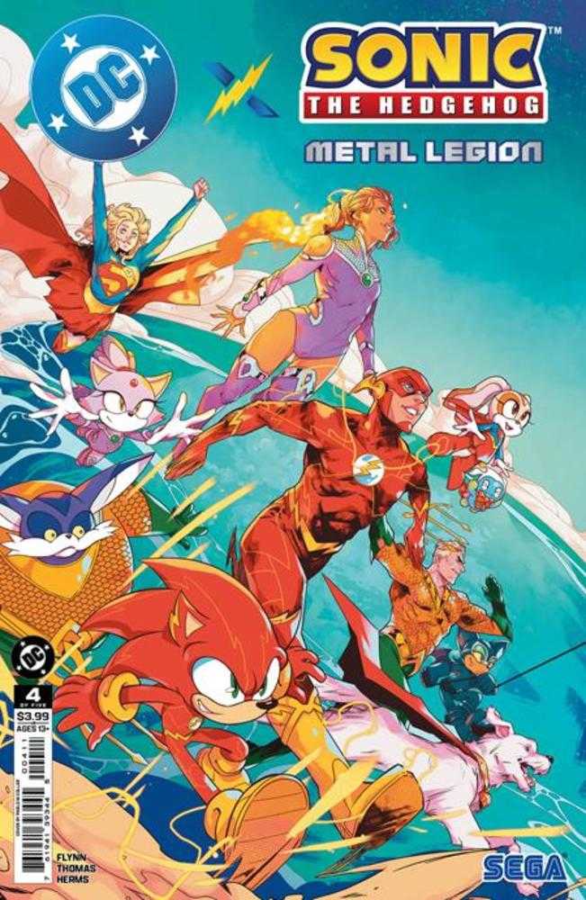 DC X Sonic The Hedgehog Metal Legion #4 (Of 5) Cover A Pablo M Collar (NM)