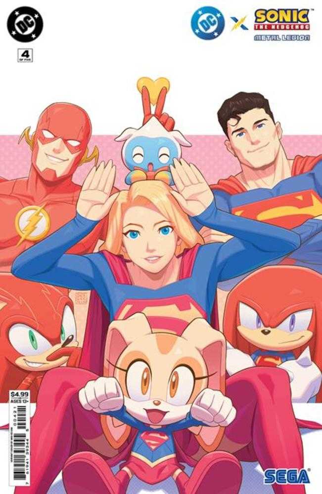 DC X Sonic The Hedgehog Metal Legion #4 (Of 5) Cover B Min Ho Kim Card Stock Variant (NM)