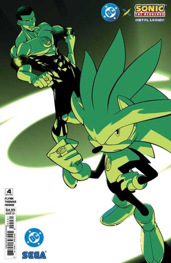 DC X Sonic The Hedgehog Metal Legion #4 (Of 5) Cover C Daniele Di Nicuolo Card Stock Variant (NM)