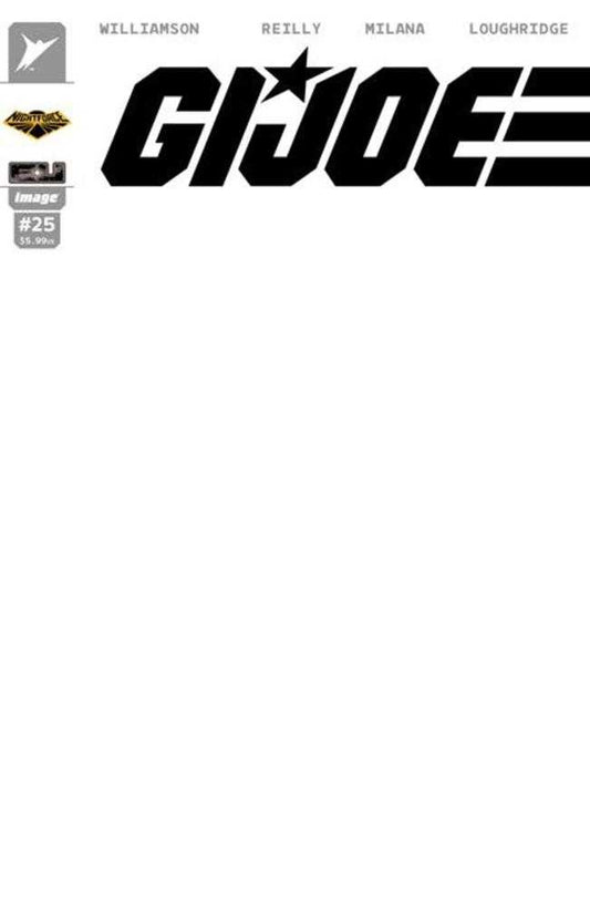 G.I. Joe #25 Cover H Blank Sketch Night Force Variant (NM)