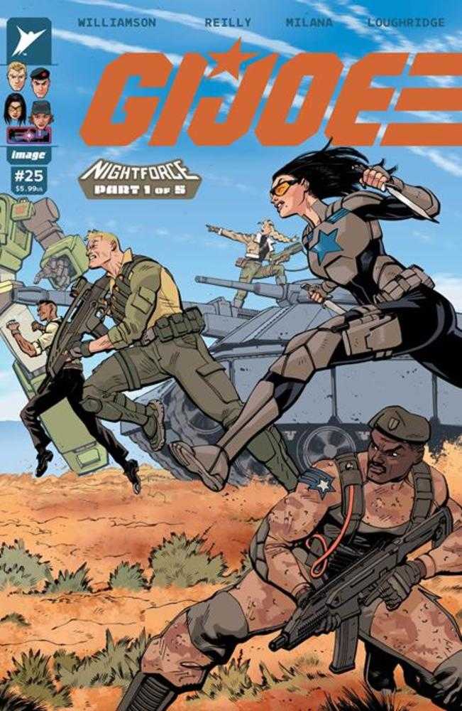 G.I. Joe #25 Cover I Tom Reilly Wraparound Foil Variant (NM)