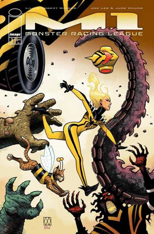 M1 Monster Racing League #3 Cover B Matt Wagner Variant (NM)