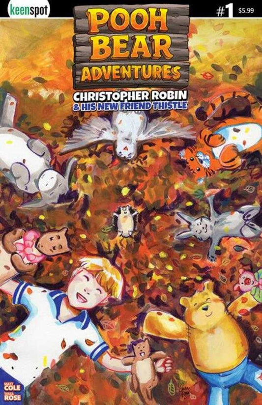 Pooh Bear Adventures Christopher Robin & His New Friend Thistle #1 (One Shot) Cover A Tessa Rose The Gangs All Here (NM)