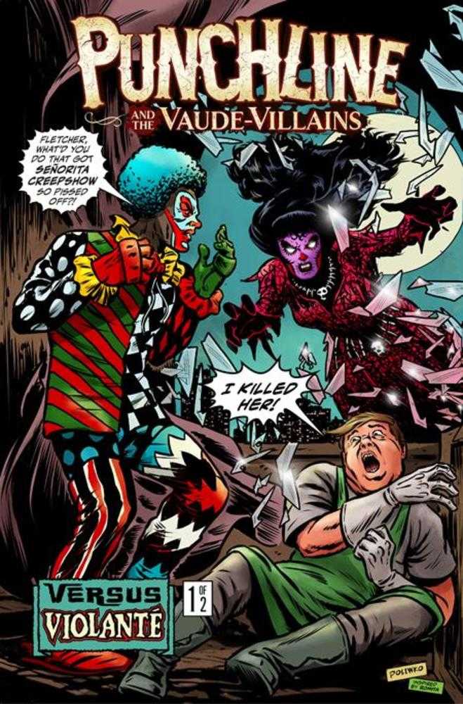 Punchline And The Vaude Villains vs Violante #1 (Of 2) Cover B Nik Poliwko Variant (NM)