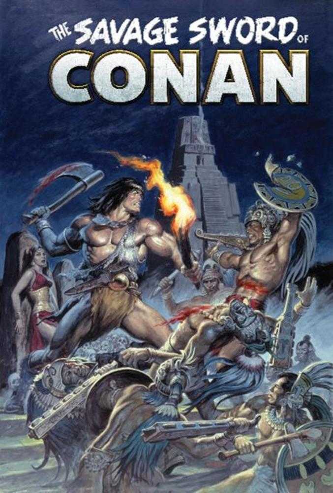 Savage Sword Of Conan The Original Comics Omnibus Hardcover Volume 12 Earl Norem Direct Market Edition Cover (Mature) (NM)