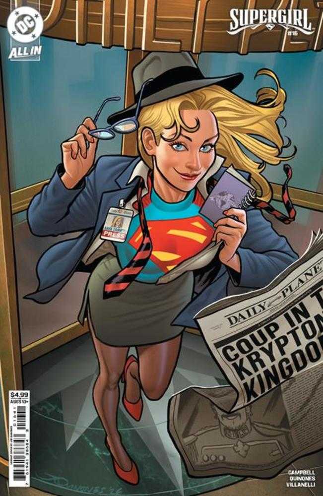 Supergirl #16 Cover D Joe Quinones Card Stock Variant (Kingdom Of Zod) (NM)
