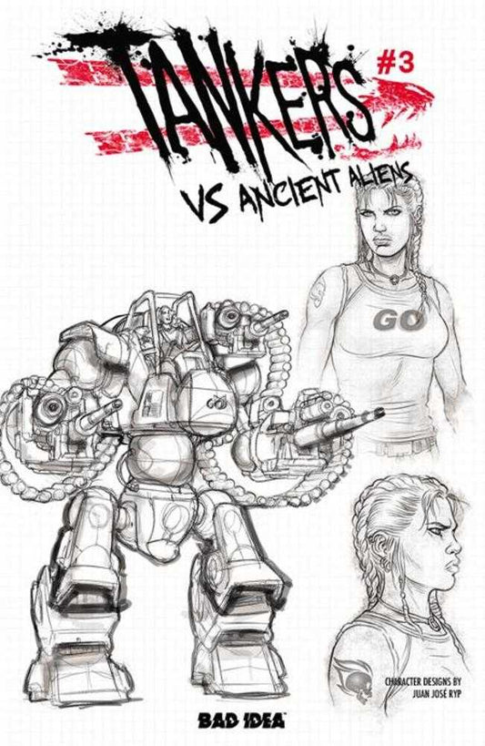 Tankers vs Ancient Aliens # 3 (Of 5) Cover C Juan Jose Ryp Design Variant (NM)