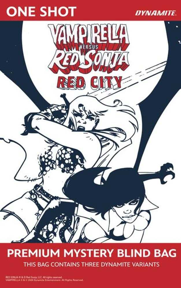 Vampirella vs Red Sonja Red City #1 Cover F Premium Mystery Blind Bag Variant (NM)