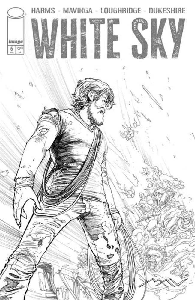 White Sky #6 Cover C Jp Mavinga Black & White Variant (Mature) (NM)