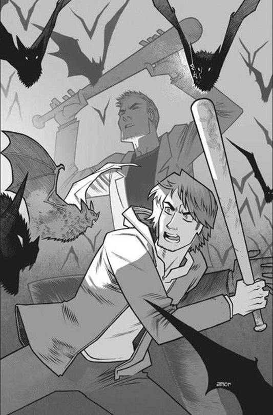Supernatural #8 Cover K Inc 1:5 John Amor Line Art Full Art Variant (NM)