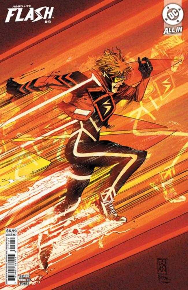 Absolute Flash #19 Cover B Denys Cowan Card Stock Variant (NM)
