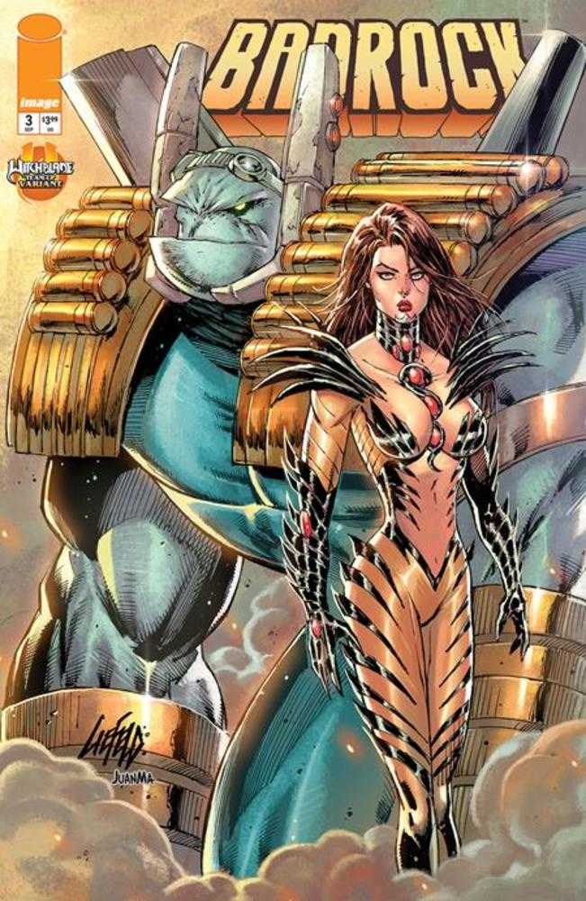 Badrock #3 Cover E Rob Liefeld Witchblade Team Up Variant (NM)