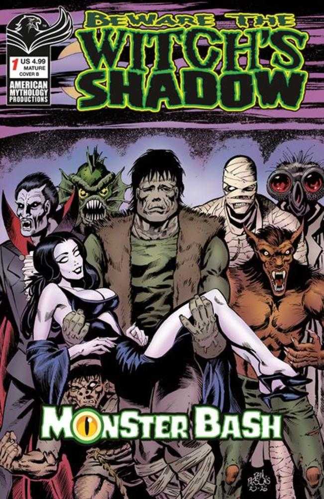 Beware The Witchs Shadow Monster Bash #1 Cover B Dan Parsons Variant (Mature) (NM)