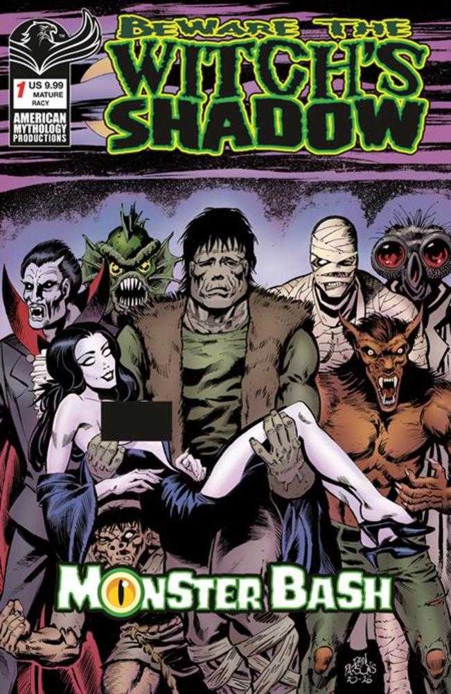Beware The Witchs Shadow Monster Bash #1 Cover D Dan Parsons Risque Variant (Mature) (NM)