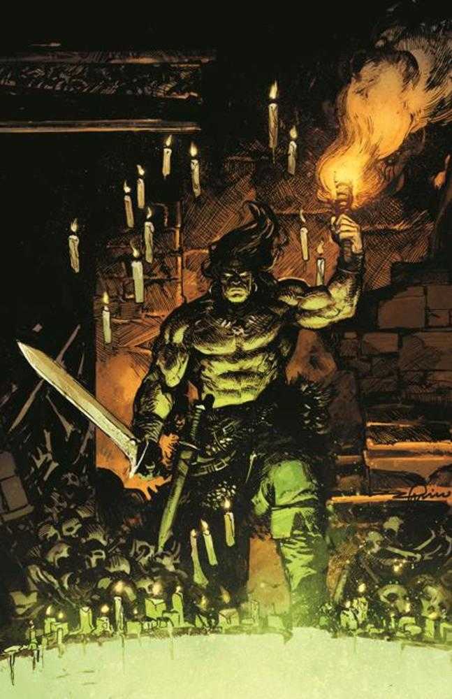 Conan The Barbarian Tides Of The Tyrant King #1 (Of 4) Cover J Gerardo Zaffino Virgin Cardstock Variant (Mature) (NM)