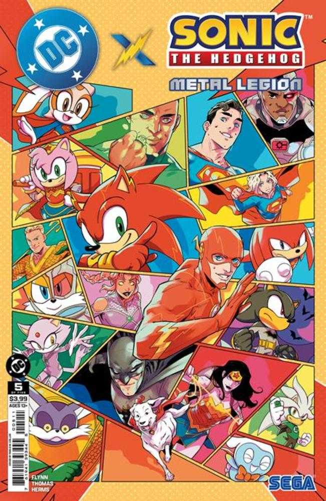 DC X Sonic The Hedgehog Metal Legion #5 (Of 5) Cover A Pablo M Collar (NM)