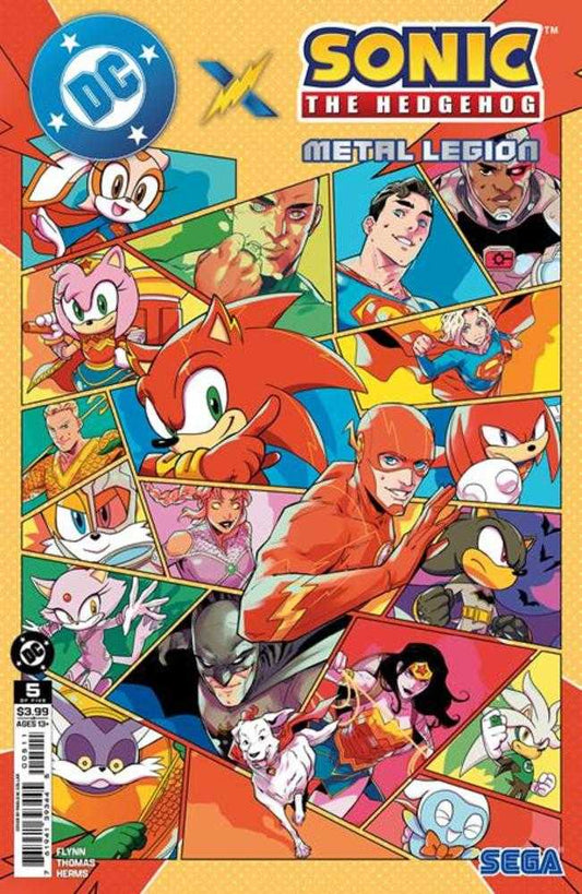 DC X Sonic The Hedgehog Metal Legion #5 (Of 5) Cover A Pablo M Collar (NM)