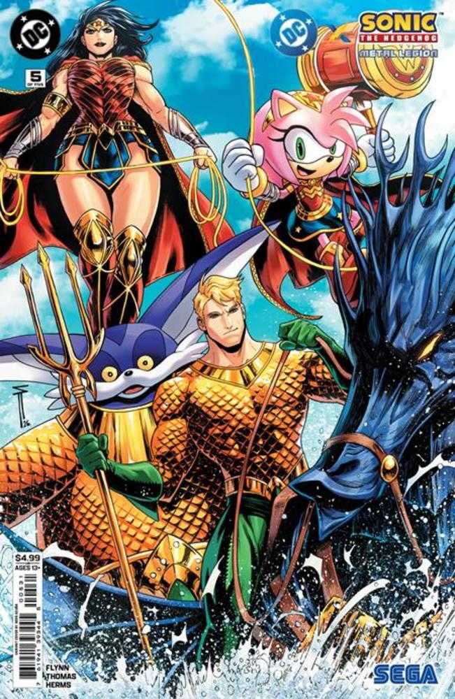 DC X Sonic The Hedgehog Metal Legion #5 (Of 5) Cover C Serg Acuna Card Stock Variant (NM)