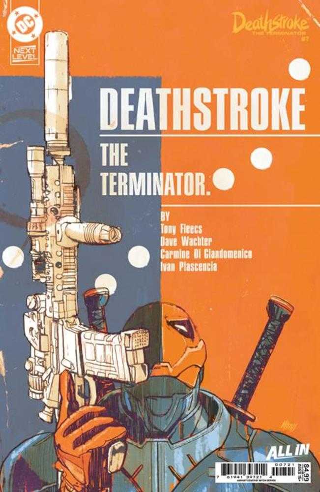 Deathstroke The Terminator #7 Cover B Mitch Gerads Card Stock Variant (NM)