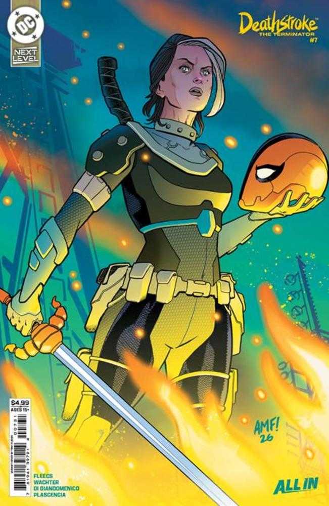 Deathstroke The Terminator #7 Cover C Tony Fleecs Card Stock Variant (NM)