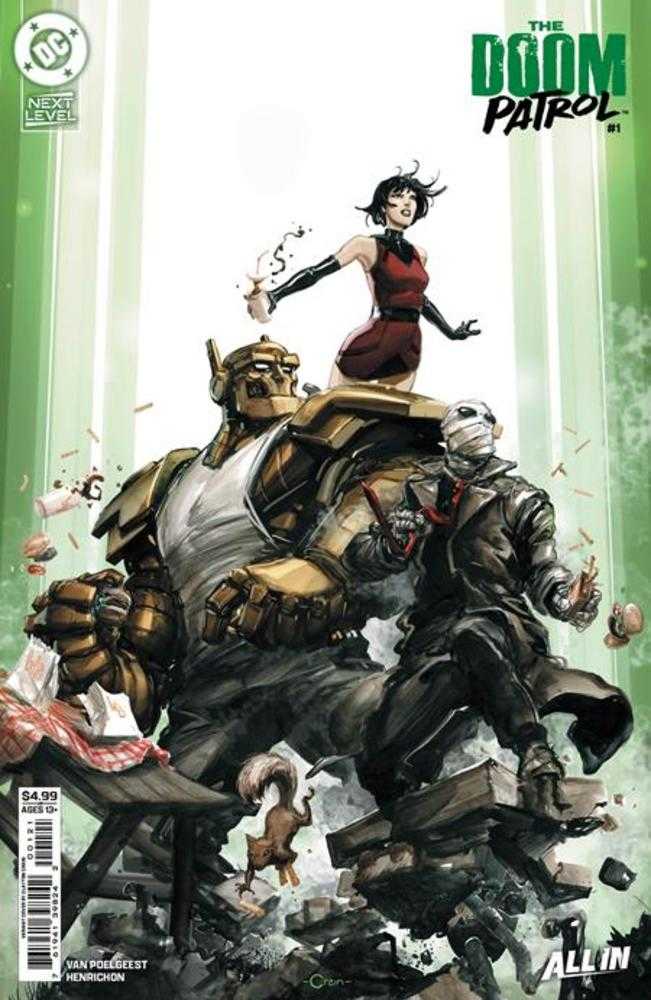 Doom Patrol #1 Cover B Clayton Crain Card Stock Variant (NM)