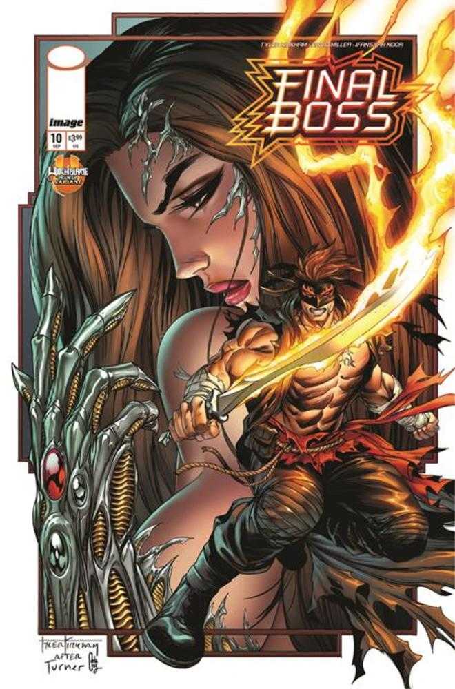 Final Boss #10 Cover D Tyler Kirkham Witchblade Team Up Variant (Mature) (NM)