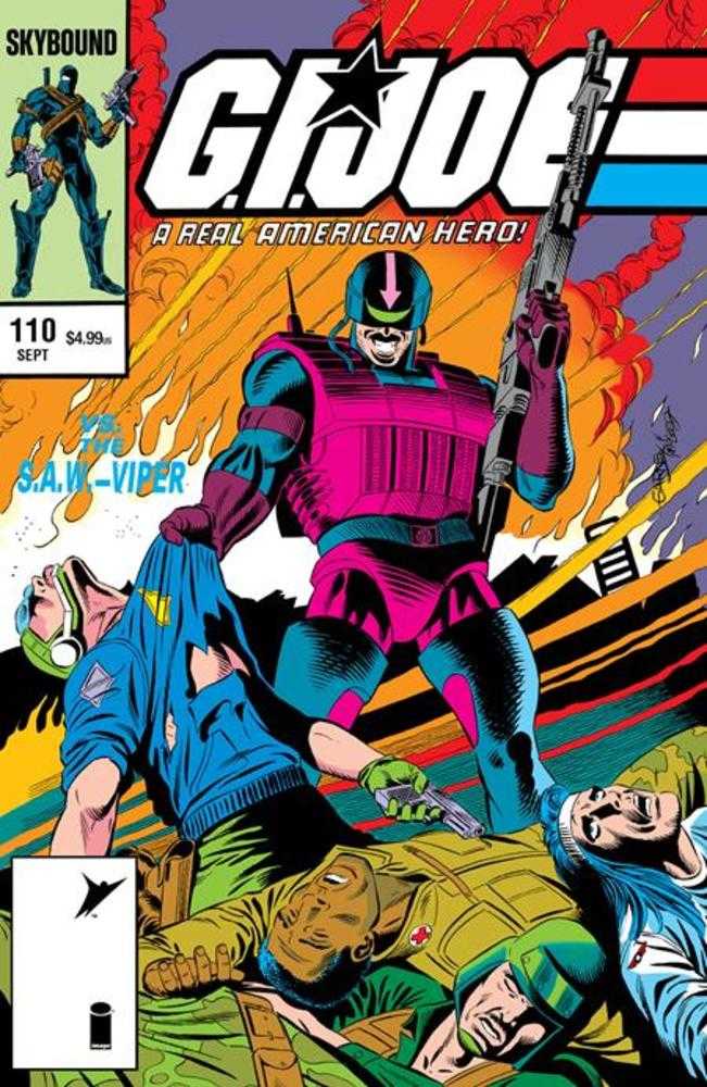 G.I. Joe A Real American Hero #110 Hama Files Edition Cover C Ron Garney & Bob McLeod Foil Variant (NM)