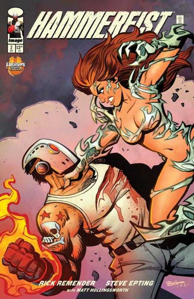 Hammerfist #2 Cover C Brett Parson Witchblade Team Up Variant (Mature) (NM)