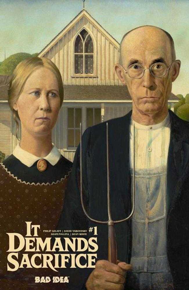 It Demands Sacrifice #1 (Of 4) Cover E Grant Wood Old Masters Variant (NM)