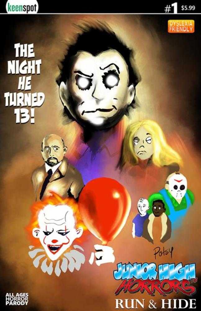 Junior High Horrors Run & Hide #1 (One Shot) Cover B Rob Potchakthe Night He Turned 13 Variant (NM)