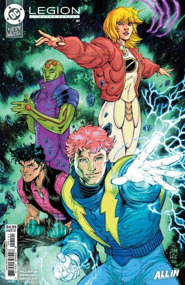 Legion Of Super Heroes #1 Cover B Jim Lee Card Stock Variant (NM)