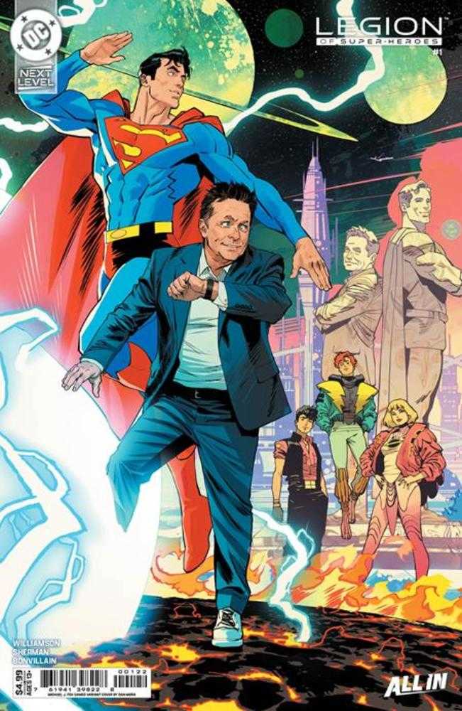 Legion Of Super Heroes #1 Cover H Dan Mora Michael J Fox Cameo Card Stock Variant (NM)