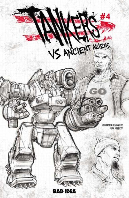 Tankers vs Ancient Aliens #4 (Of 5) Cover C Juan Jose Ryp Design Variant (NM)