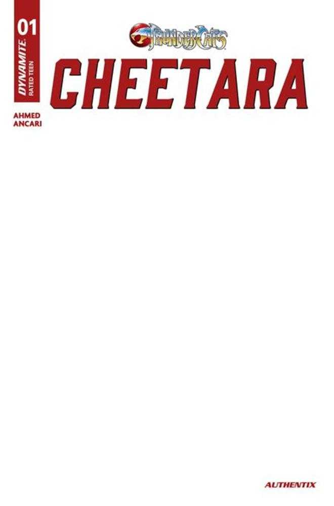 Thundercats Cheetara #1 Cover F Blank Authentix Variant (NM)
