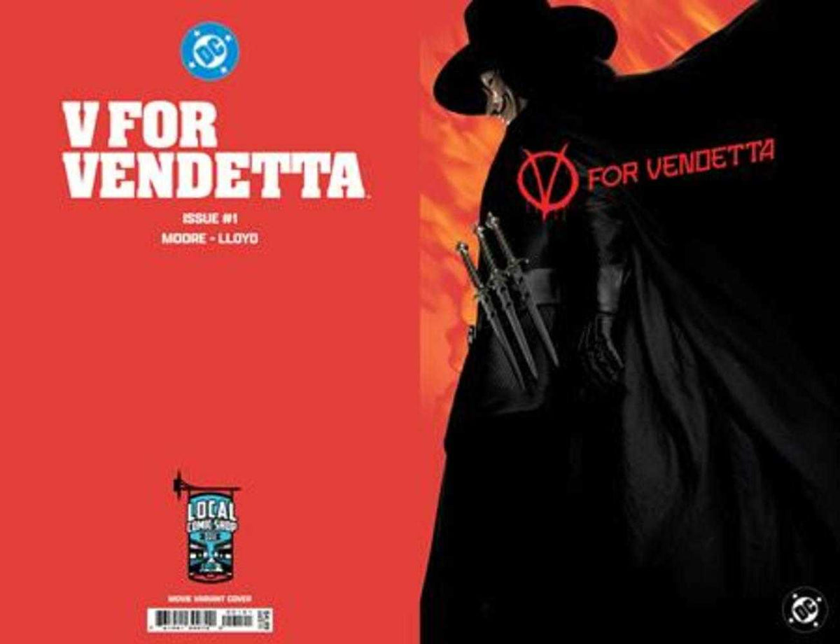 V For Vendetta #1 Facsimile Edition Cover B Movie Card Stock Variant (Mature) (NM)